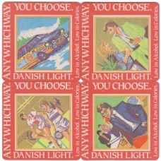 Danish Light UK Set Nos. 012 - 015